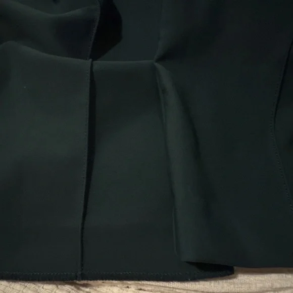 Christian Siriano NY Forest Green Dress Pants US 8 Straight Leg Career 30x26 - Picture 5 of 5